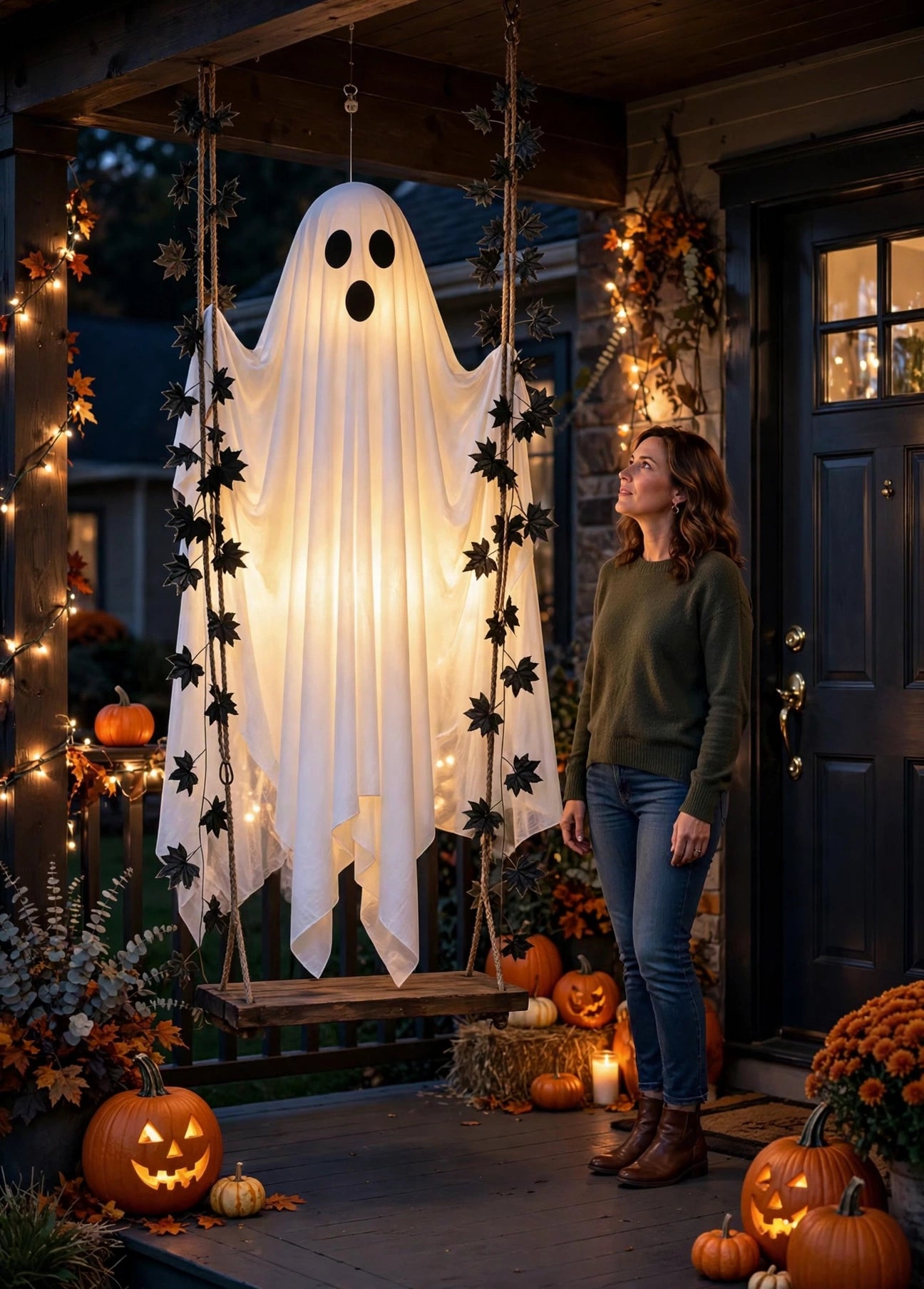 BLACK MAPLE EDITION - Glowing Ghost Swing| Remote Controlled