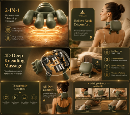 WarmGaze Deep Tissue Neck Massager