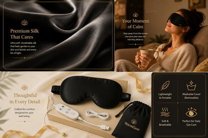 WarmGaze Heated Eye Mask for Dry Eyes