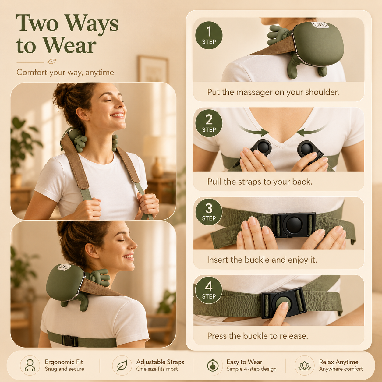 WarmGaze Deep Tissue Neck Massager