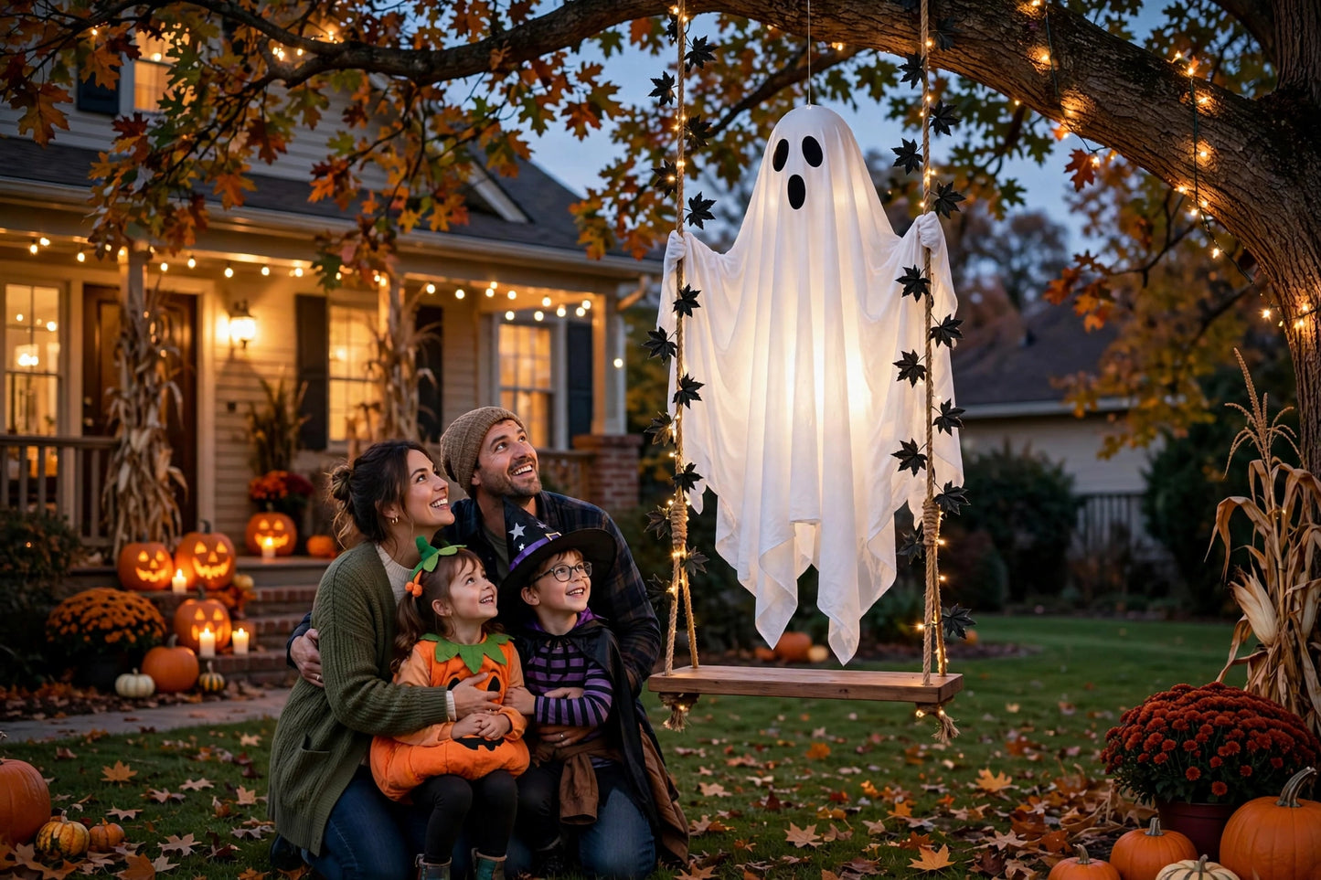 BLACK MAPLE EDITION - Glowing Ghost Swing| Remote Controlled