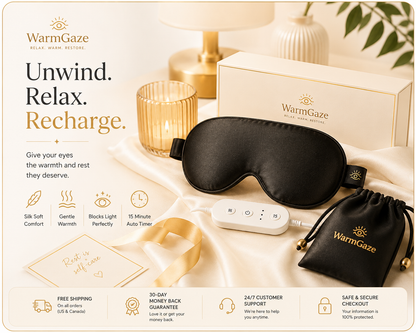 WarmGaze Heated Eye Mask for Dry Eyes
