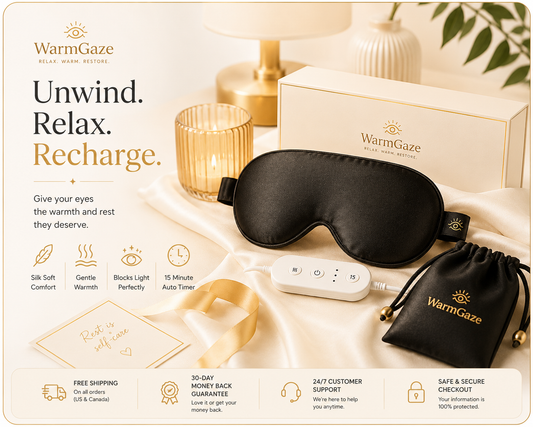 WarmGaze Heated Eye Mask for Dry Eyes