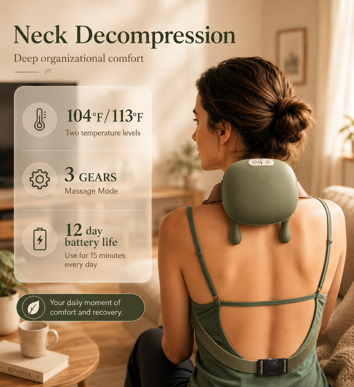 WarmGaze Deep Tissue Neck Massager