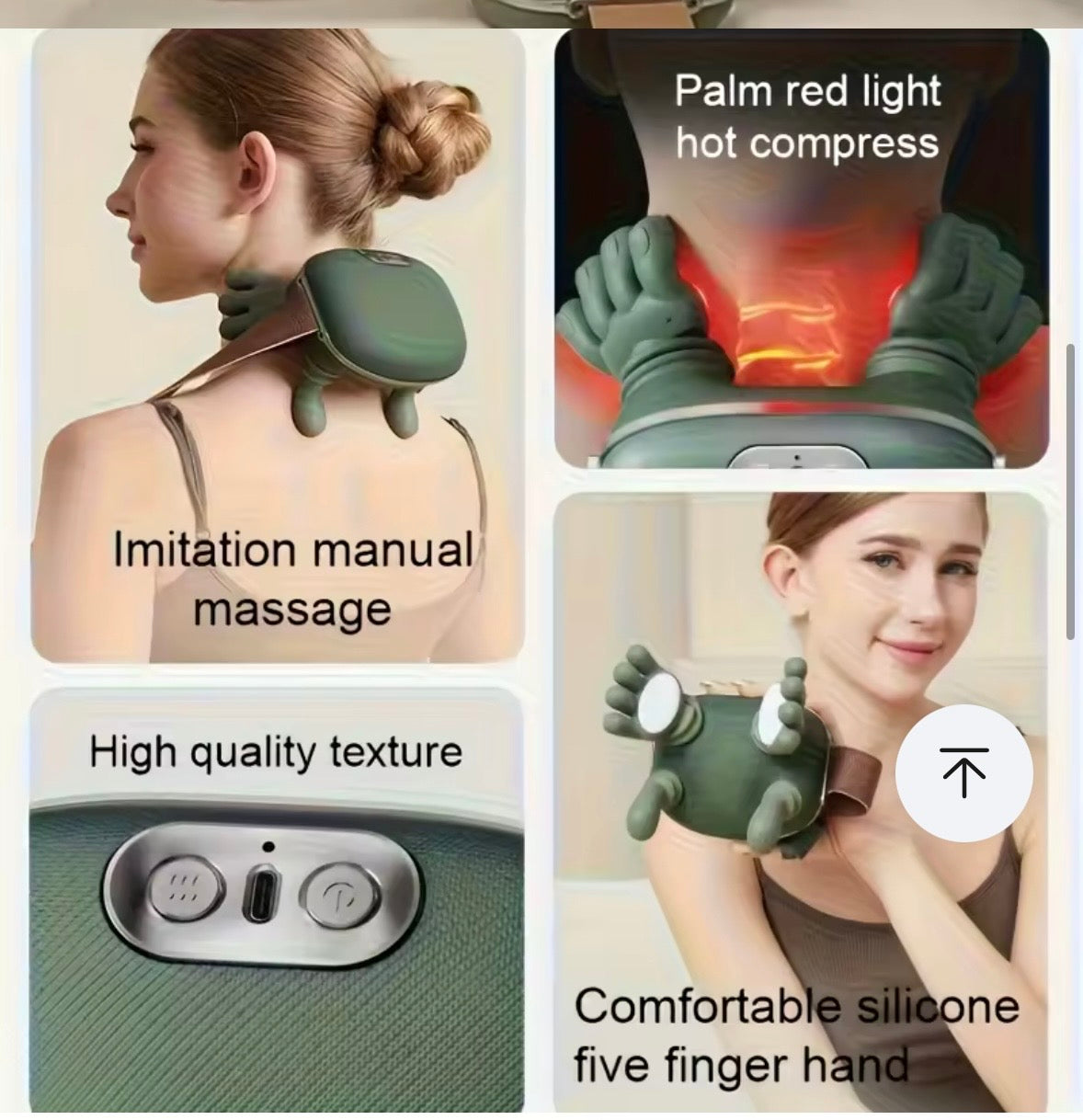 WarmGaze Deep Tissue Neck Massager