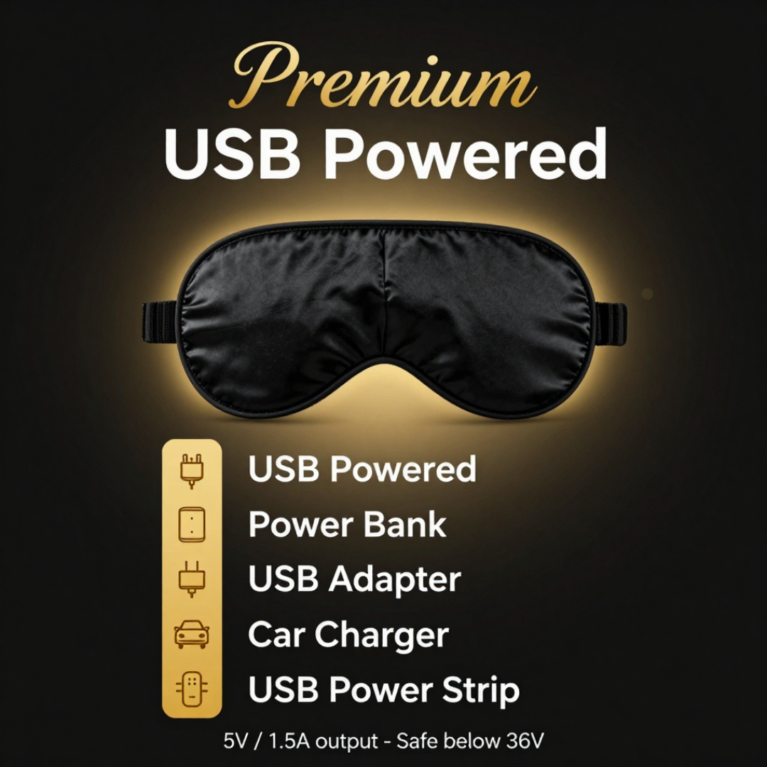 WarmGaze Heated Eye Mask for Dry Eyes & Eye Strain