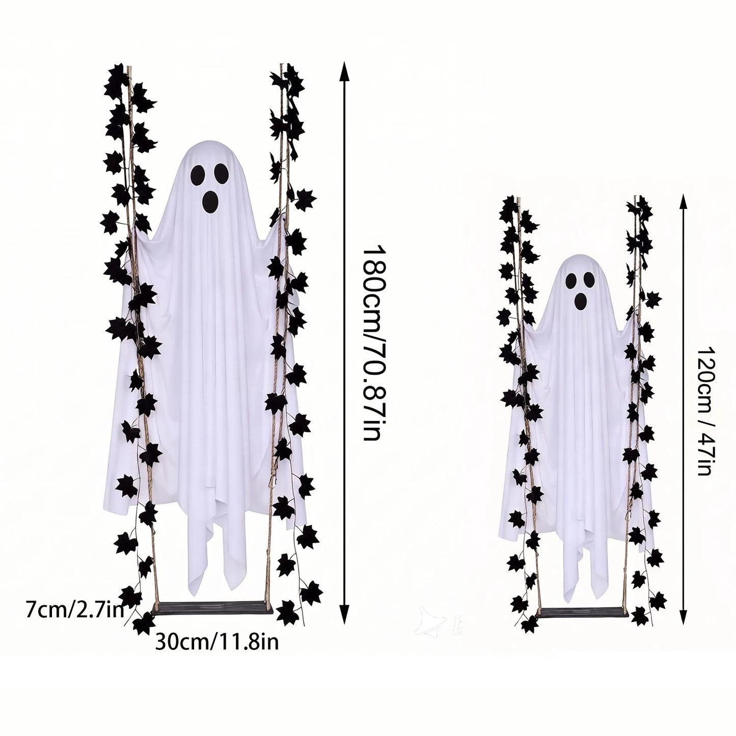 BLACK MAPLE EDITION - Glowing Ghost Swing| Remote Controlled