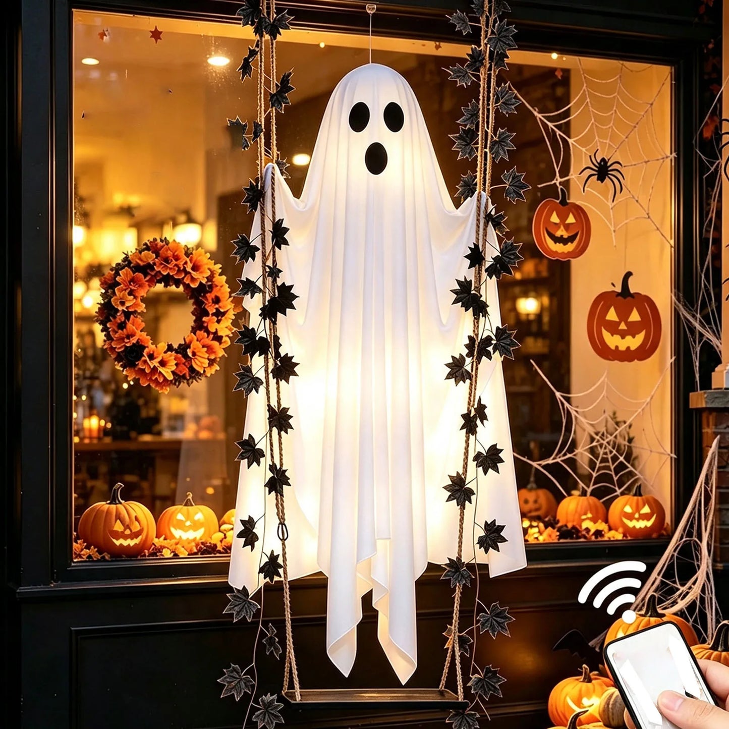 BLACK MAPLE EDITION - Glowing Ghost Swing| Remote Controlled